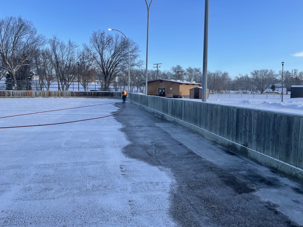 Extra cold weather leads to head start on outdoor rinks in Swift